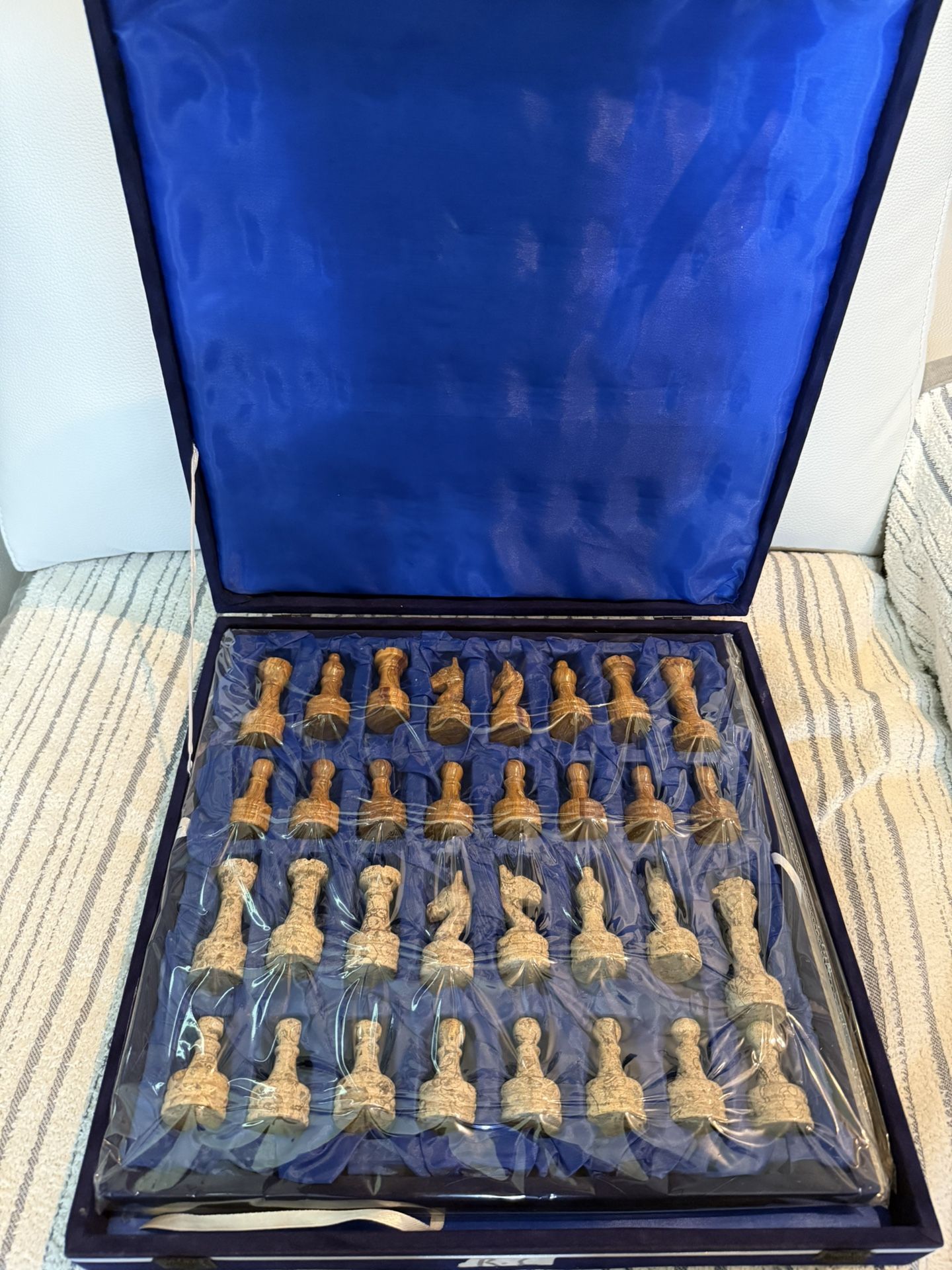Chess Set: 100% Marble