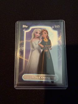 D23 Topps Elsa Anna card