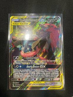 Pokemon Greninja & Zoroark GX Tag Team