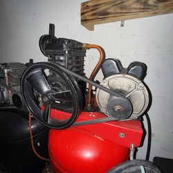 Red Emerson Air Compressor