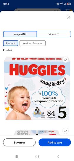 Huggies diapers