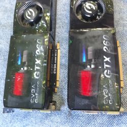 Evga Geforce Gtx 260 Invidia Video Cards Card Crossfire Sli Pair Dvi Ports