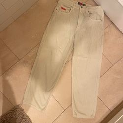White Empyre Corduroy Pants 