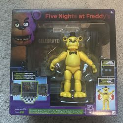 Five Nights at Freddy’s Golden Freddy Office Set 5in Articulated Figure Jazwares
