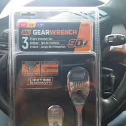 Gear Wrench 3 Piece Ratchet Set