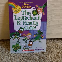 Dan Gutman  NEW “The Leprechaun Is Finally Gone!” Book