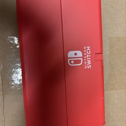 Nintendo Switch - OLED Model: Mario Red Edition - Red. Tablet only. bestbuy certified. like new. 