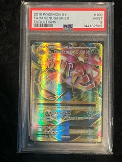 Pokémon XY EVOLUTIONS Venusaur EX PSA 9