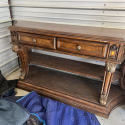 Solid Wood Console Table