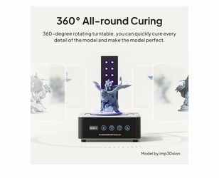 3d printer Elegoo Mars2p resin and Cleaning curing station