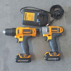 DeWalt 12V Compact Drill and Impact Driver Kit