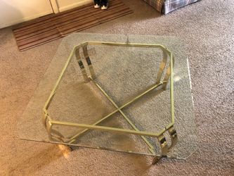 Coffee Table (Custom Glass Cut)