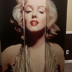 🎨 Marilyn Monroe 70” x 48” Room Divider / Privacy Screen $150 (OBO) 🎨