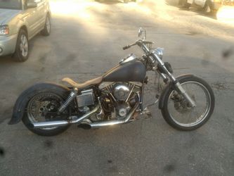1979 Harley Davidson Shovel Head Custom Chopper/Bobber Motorcycle HD Cone Motor
