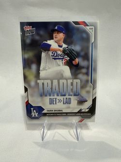 Los Angeles Dodgers Tarik Skubal Topps card