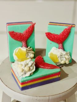 Handmade Organic Tropical Fruit Mermaid Soap