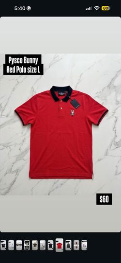 Red Psyco Bunny Polo