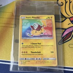 Ash’s  Pikachu Sealed Near Mint Sm108