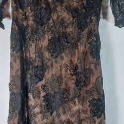 Black Lace Cocktail Dress Size small