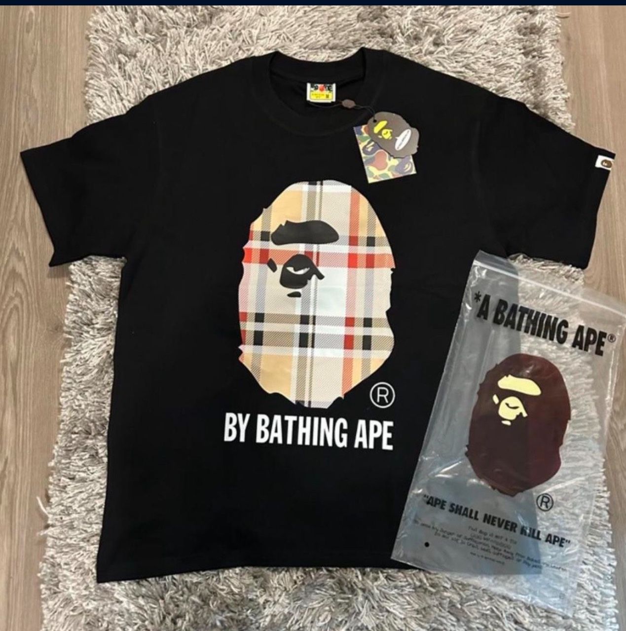 BAPE X BURBERRY, LARGE