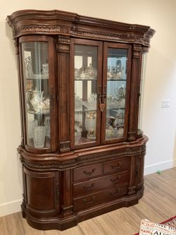 Antique Wood Hutch
