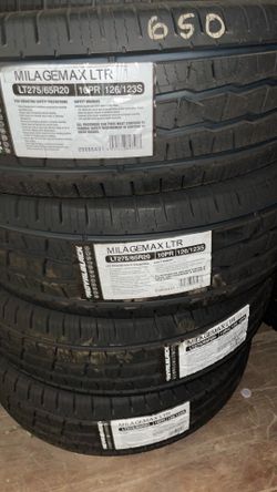 275 65 20 Llantas nuevas