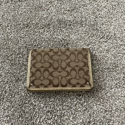 Coach Gold Card Wallet