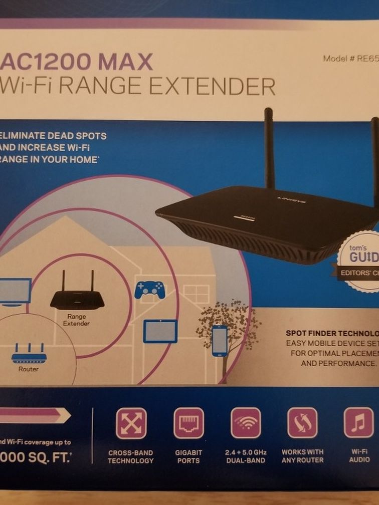 Linksys AC1200 Max Wi-Fi Extender