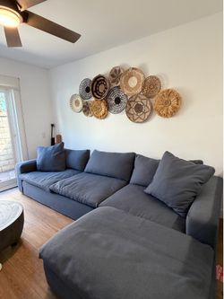 Living spaces sectional sofa
