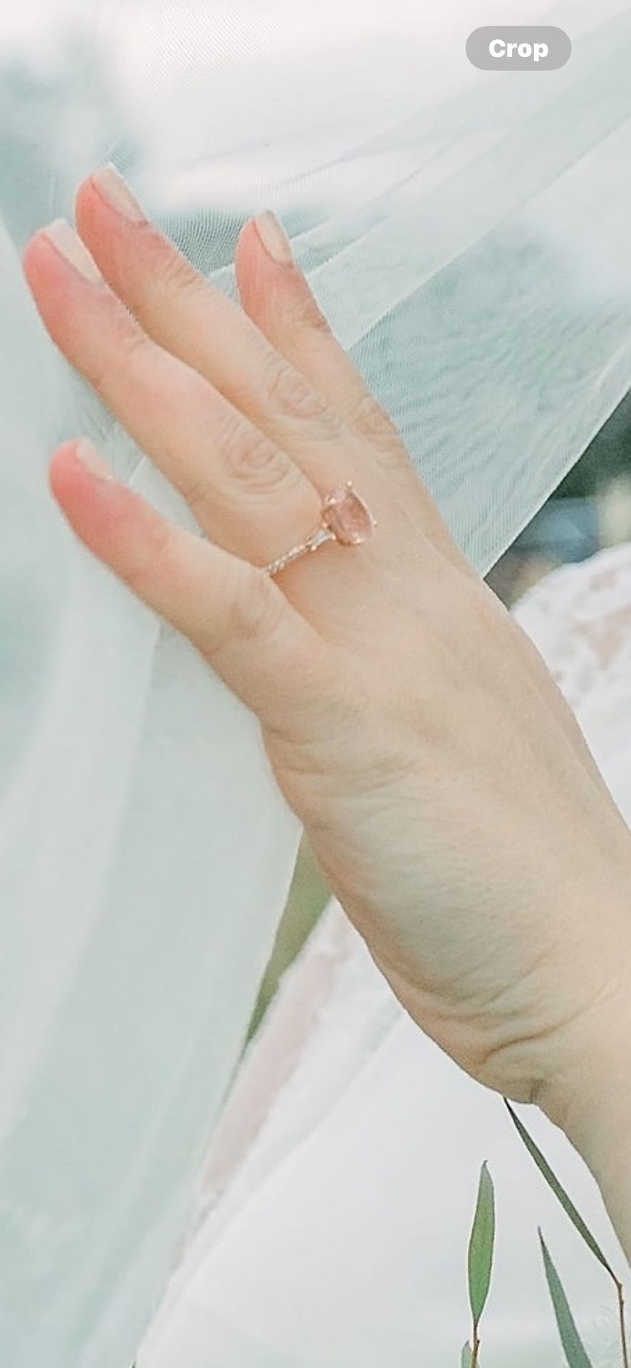 Morganite And Rose Gold Engagement Ring