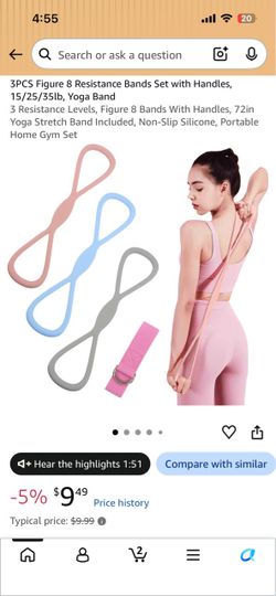 3 piece resistance band