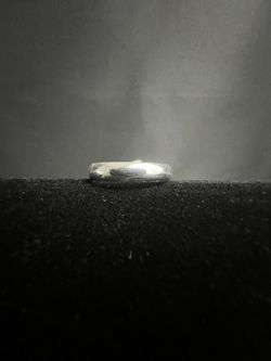 Solid Wedding Band .925 Sterling Silver