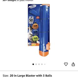 New  Launch up to 50 feet Comes with a set of balls