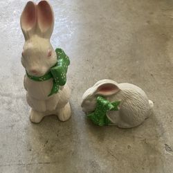 Ceramic bunny, rabbits