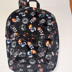 My Hero Academia Backpack Bag Anime Black Chibi Ochaco Deku Midoria Todoroki
