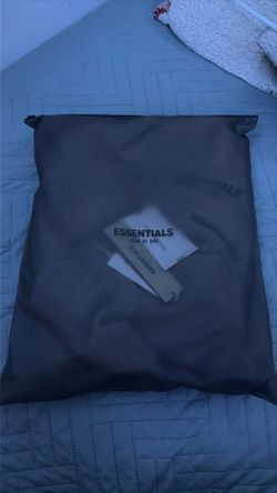 Essentials hoodie SML dark oatmea