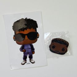 Marvel Collector Corps Exclusive - Black Panther sticker and pin set