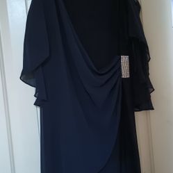 Navy Blue Formal Dress