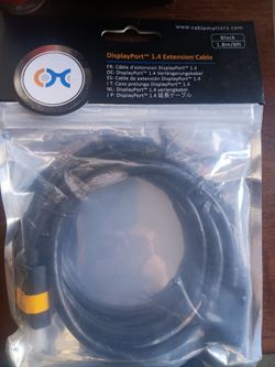 DisplayPort 1.4 Extension Cable 6ft