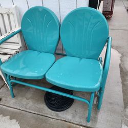 Mainstays Retro Loveseat Glider - New In Box