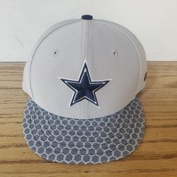 NFL - Dallas Cowboys - New Era 9Fifty - Baseball Hat - Adjustable Snapback - Polyester - Grey/Blue