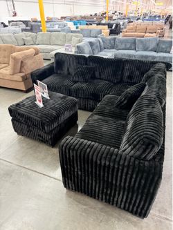 Black sofa