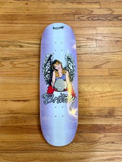 Welcome Skateboards Britney Spears “Angel on Boline” Skateboard Deck 9.5”
