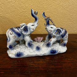 Ceramic Elephants 8” Wide By 6” Height… $10