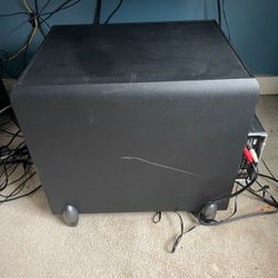 Klipsch 12 Powered Sub With Boss Audio Amp