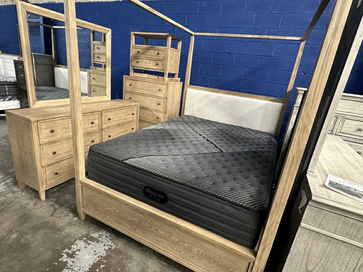 Pottery Barn Style Canopy Bedroom Set