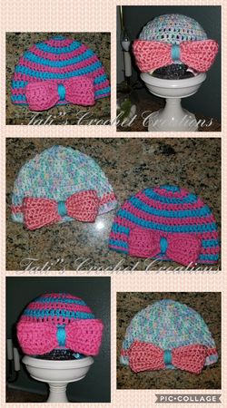 Crochet baby hat
