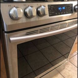 Samsung Estufa De Gas 5 Quemadores Convection Oven 