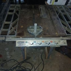 Vintage craftsman tablesaw
