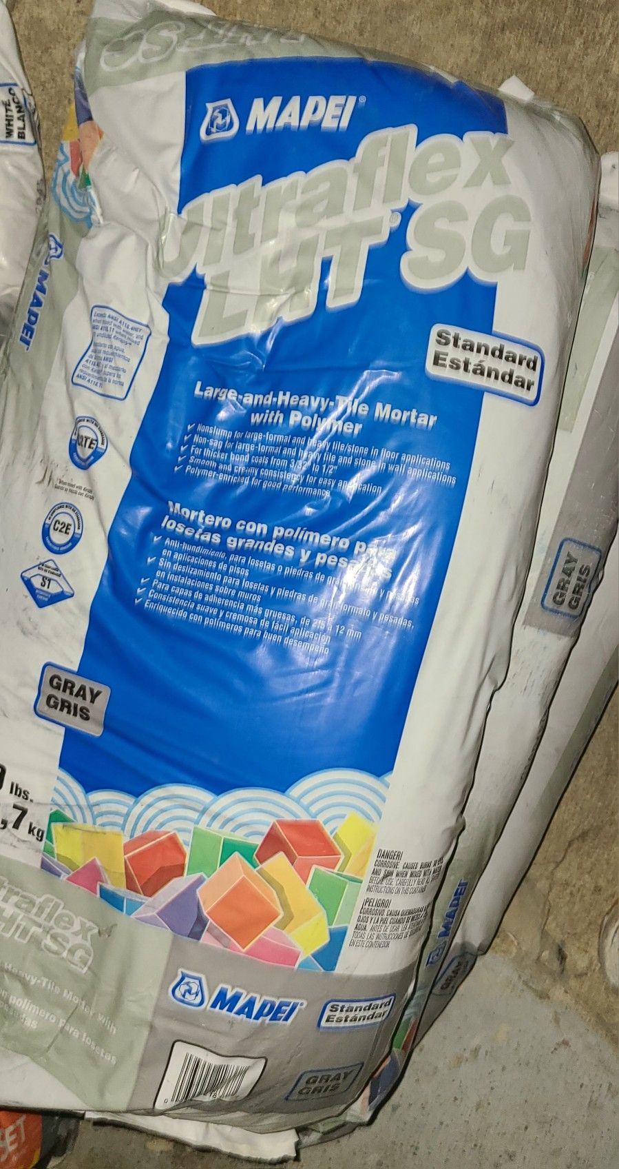 Mapei Ultraflex LHT SG Gray Mortar